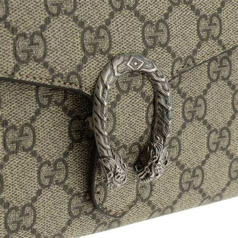 borsa da donna gucci con tigri|Borsa Dionisuys Super Mini in pelle in Argento .